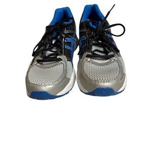 Men's ASICS Gel Contend 4 Running Shoes Sz 10.5 Silver Blue Black Sneakers Shoes